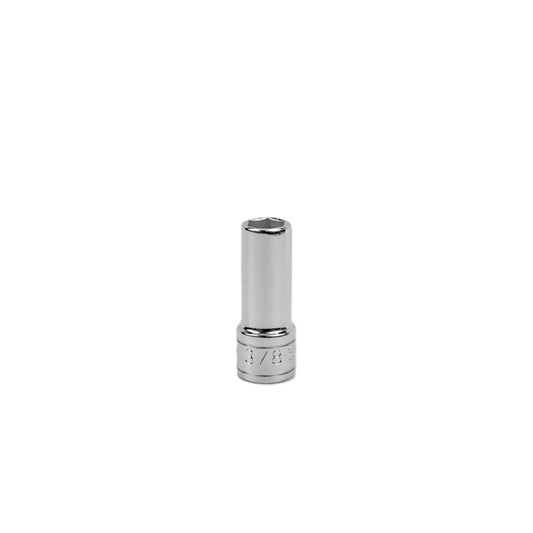 SK Tools - 3/8 in.- 3/8 in.- Drive 6 Point Fractional Deep Chrome Socket