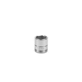SK Tools - 15 mm 1/4 in.- Drive 6 Point Metric Standard Chrome Socket