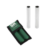 SK Tools - 1/4 in.- Drive, 6 Point, Extra Deep, 2 Piece Chrome Socket Set