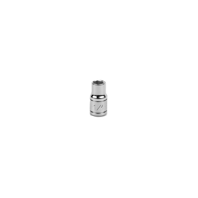 SK Tools - 1/4 in.- 1/4 in.- Drive 6 Point Fractional Standard Chrome Socket