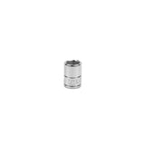 SK Tools - 7/16 in.- 1/4 in.- Drive 6 Point Fractional Standard Chrome Socket