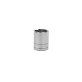 SK Tools - 1 in.- 1/2 in.- Drive 6 Point Fractional Standard Chrome Socket