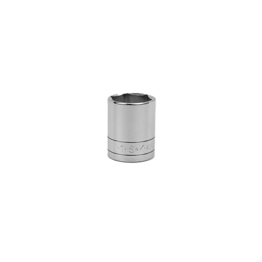 SK Tools - 1 in.- 1/2 in.- Drive 6 Point Fractional Standard Chrome Socket