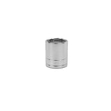 SK Tools - 1-1/8 in.- 1/2 in.- Drive 6 Point Fractional Standard Chrome Socket