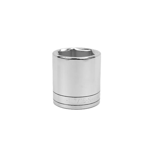 SK Tools - 1-7/16 in.- 1/2 in.- Drive 6 Point Fractional Standard Chrome Socket