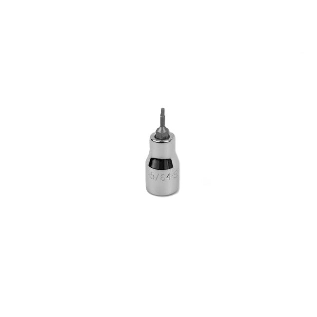 SK Tools - 5/64 in.-  3/8 in.- Drive Hex Chrome Bit Socket