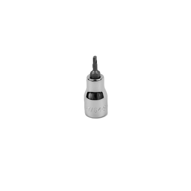 SK Tools - 7/64 in.-  3/8 in.- Drive Hex Chrome Bit Socket