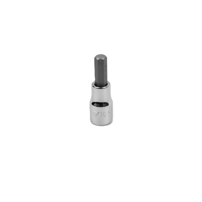 SK Tools - 5/16 in.-  3/8 in.- Drive Hex Chrome Bit Socket