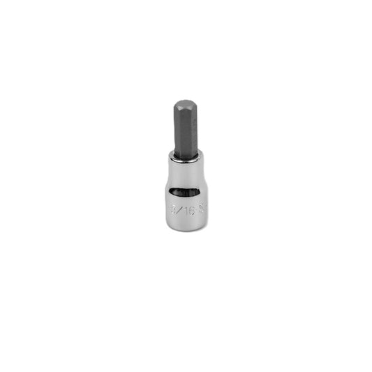 SK Tools - 5/16 in.-  3/8 in.- Drive Hex Chrome Bit Socket