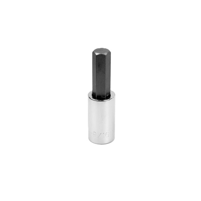 SK Tools - 5/8 in.- 1/2 in.- Drive Hex Chrome Bit Socket