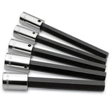 SK Tools - 5 Piece 1/2 in.- Drive Fractional Long Hex Bit Socket Set