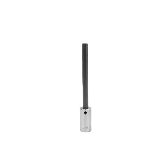 SK Tools - 3/8 in.- 1/2 in.- Drive Long Hex Chrome Bit Socket