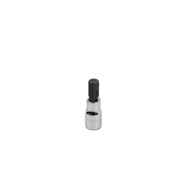 SK Tools - 10 mm 3/8 in.- Drive Hex Chrome Bit Socket