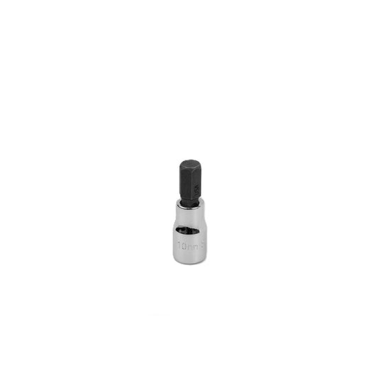 SK Tools - 10 mm 3/8 in.- Drive Hex Chrome Bit Socket