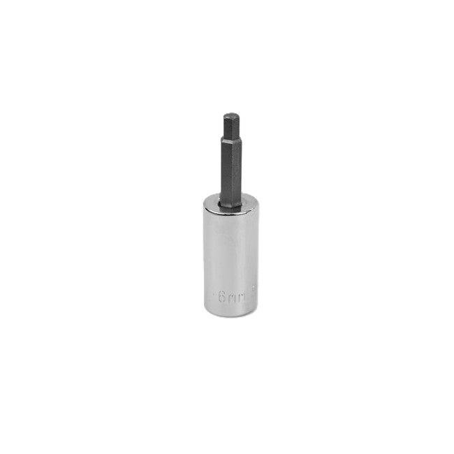 SK Tools - 6 mm 1/2 in.- Drive Hex Chrome Bit Socket