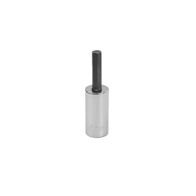 SK Tools - 8 mm 1/2 in.- Drive Hex Chrome Bit Socket