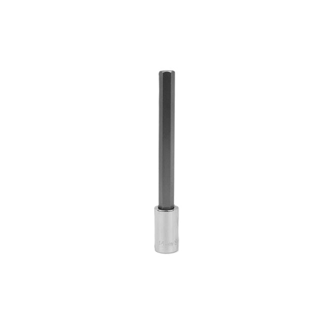 SK Tools - 14 mm 1/2 in.- Drive Long Hex Chrome Bit Socket