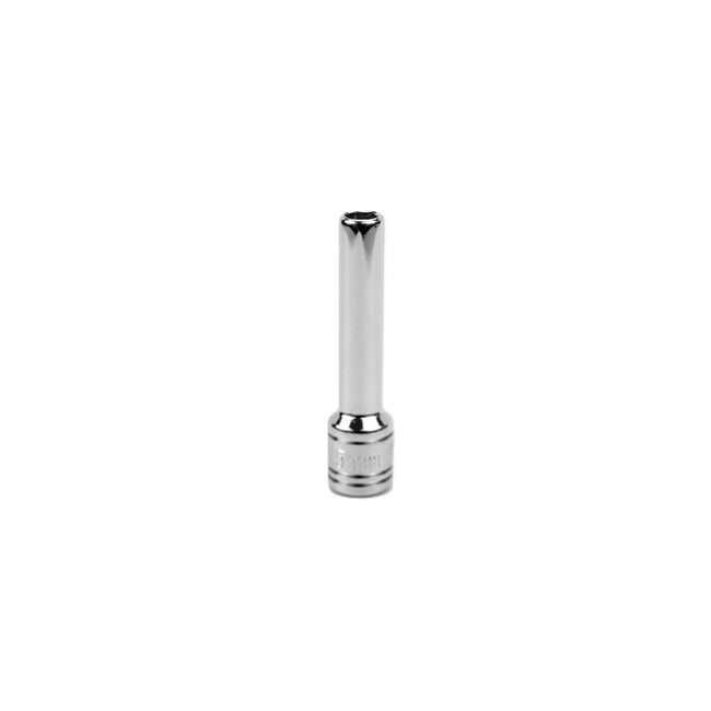 SK Tools - 5 mm 1/4 in.- Drive 6 Point Metric Deep Chrome Socket