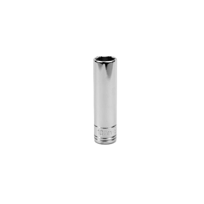 SK Tools - 10 mm 1/4 in.- Drive 6 Point Metric Deep Chrome Socket