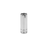 SK Tools - 13 mm 1/4 in.- Drive 6 Point Metric Deep Chrome Socket