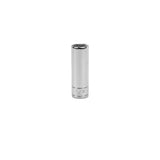 SK Tools - 1/2 in.- 1/4 in.- Drive 6 Point Fractional Deep Chrome Socket