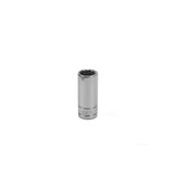 SK Tools - 9/16 in.- 3/8 in.- Drive 12 Point Fractional Deep Chrome Socket