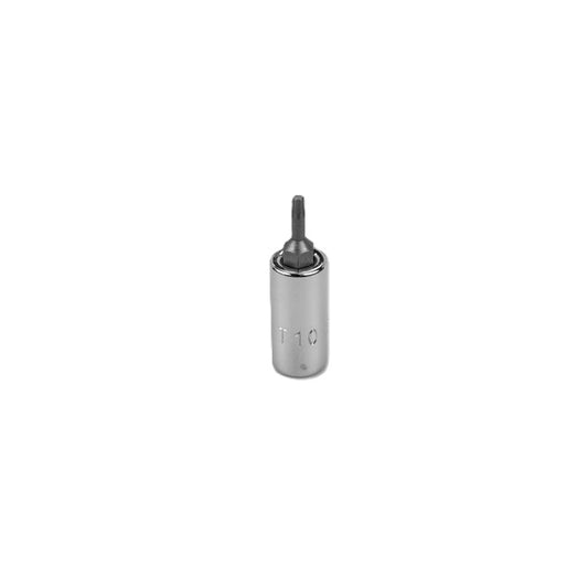 SK Tools - T10 1/4 in.- Drive Torx Chrome Bit Socket