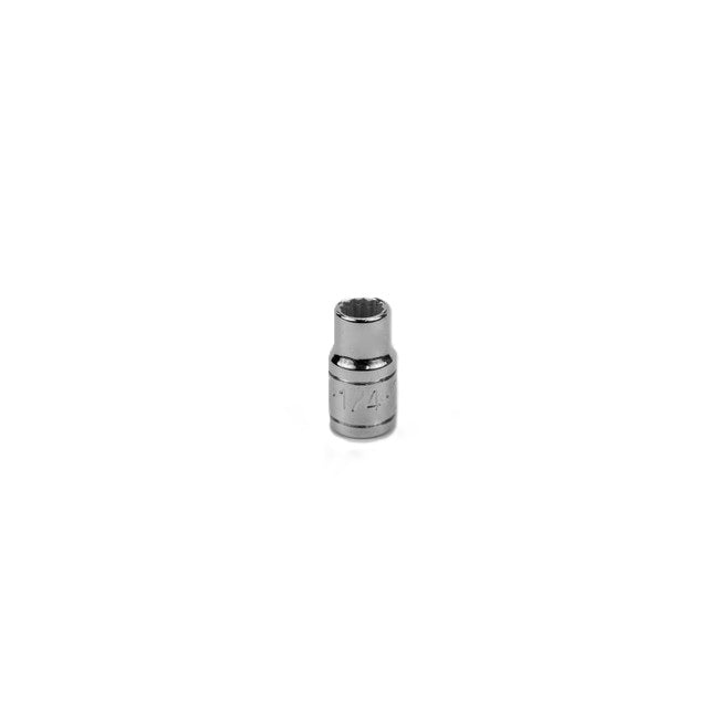 SK Tools - 1/4 in.- 1/4 in.- Drive 12 Point Fractional Standard Chrome Socket
