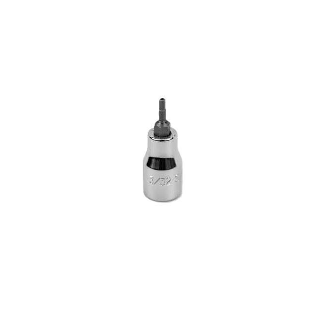 SK Tools - 3/32 in.- 3/8 in.- Drive Tamper Proof Hex Chrome Bit Socket
