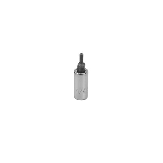 SK Tools - 1/8 in.- 1/4 in.- Drive Hex Chrome Bit Socket