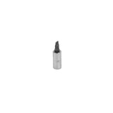 SK Tools - 1/4 in.- 1/4 in.- Drive Slotted Screwdriver Chrome Bit Socket