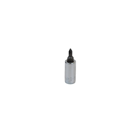 SK Tools - #0 1/4 in.- Drive Phillips Screwdriver Chrome Bit Socket