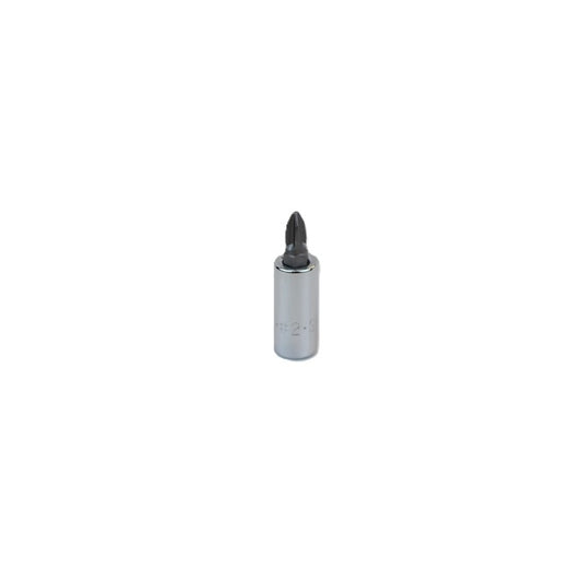 SK Tools - #2 1/4 in.- Drive Phillips Screwdriver Chrome Bit Socket