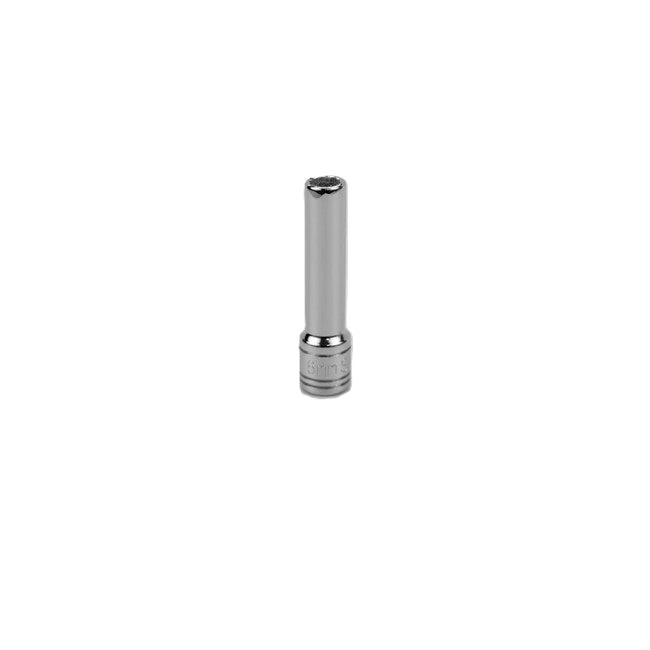 SK Tools - 6 mm 1/4 in.- Drive 12 Point Metric Deep Chrome Socket