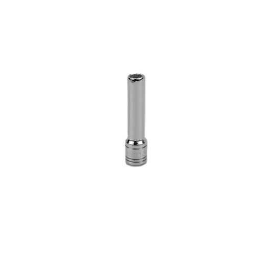 SK Tools - 6 mm 1/4 in.- Drive 12 Point Metric Deep Chrome Socket