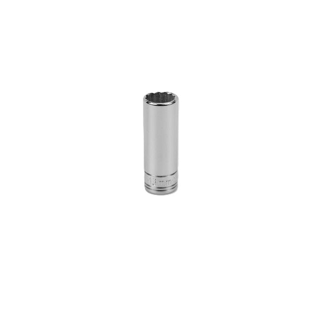 SK Tools - 13 mm 1/4 in.- Drive 12 Point Metric Deep Chrome Socket