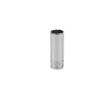 SK Tools - 14 mm 1/4 in.- Drive 12 Point Metric Deep Chrome Socket