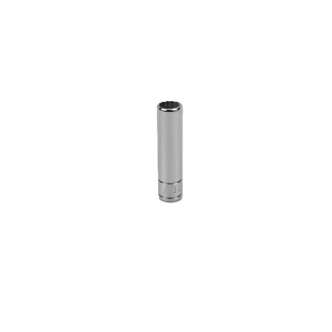 SK Tools - 11/32 in.- 1/4 in.- Drive 12 Point Fractional Deep Chrome Socket