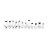 SK Tools - 12 Piece 3/8 in.- Drive Chrome Spark Plug Socket Set