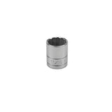 SK Tools - 11/16 in.- 3/8 in.- Drive 12 Point Fractional Standard Chrome Socket