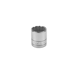 SK Tools - 13/16 in.- 3/8 in.- Drive 12 Point Fractional Standard Chrome Socket