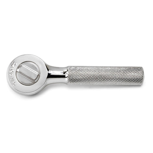 SK Tools - 4.8 in.- 3/8 in.- Drive Stubby Ratchet
