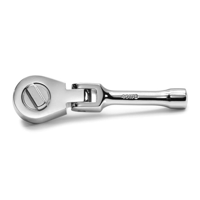 SK Tools - 5 in.- 3/8 in.- Drive Professional Flex Stubby Ratchet