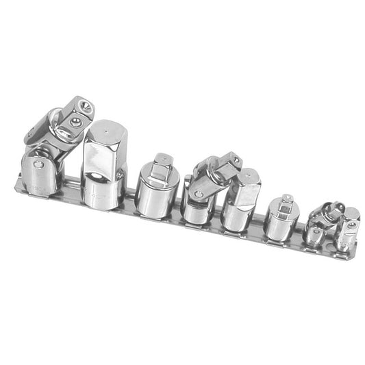 SK Tools - 8 Piece Chrome Universal/Adapters Set