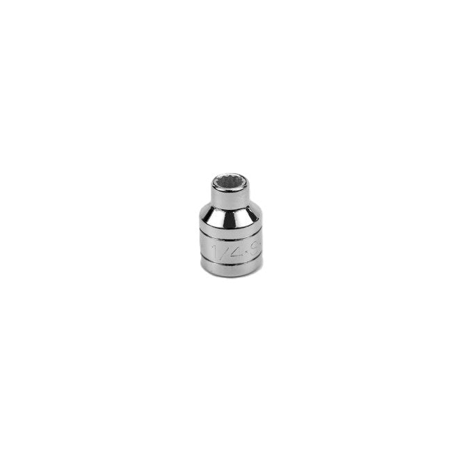 SK Tools - 1/4 in.- 3/8 in.- Drive 12 Point Fractional Standard Chrome Socket