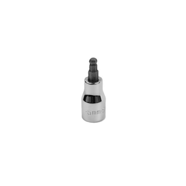 SK Tools - 5 mm 3/8 in.- Drive Hex Ball Chrome Bit Socket