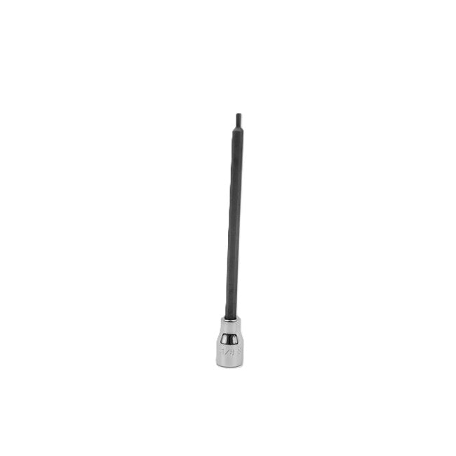 SK Tools - 1/8 in.- 3/8 in.- Drive Long Hex Chrome Bit Socket