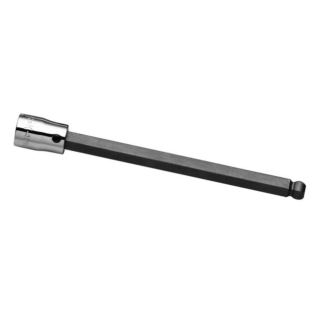 SK Tools - 1/8 in.- 3/8 in.- Drive Long Ball Hex Chrome Bit Socket