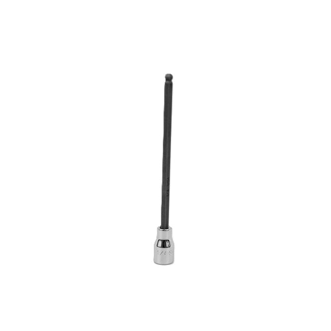 SK Tools - 1/4 in.- 3/8 in.- Drive Long Ball Hex Chrome Bit Socket