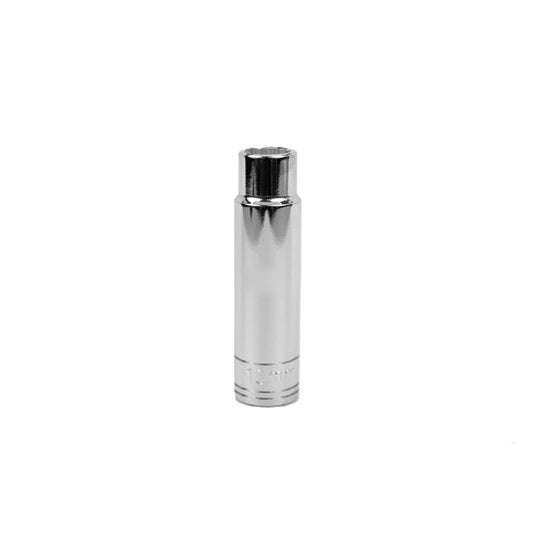 SK Tools - 13 mm 1/2 in.- Drive 12 Point Metric Deep Chrome Socket